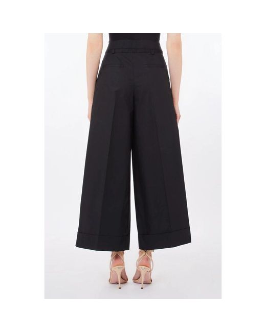 Liu Jo Black Wide Trousers