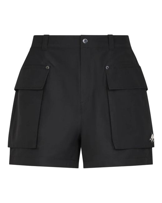 Moose Knuckles Black Casual Shorts for men