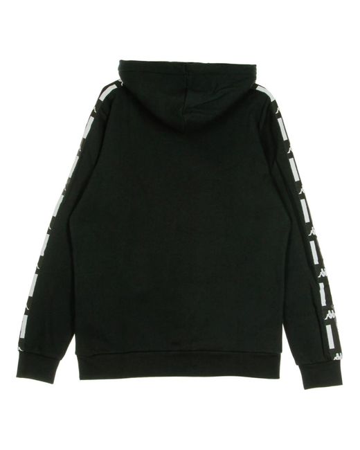 Kappa Hoodies & Sweatvesten ,Zwart ,Katoen Hoodie in het Black voor heren