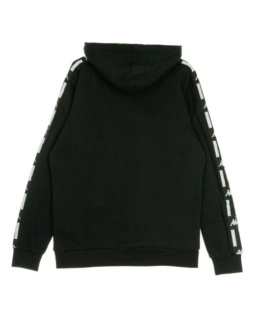 Kappa Hoodies & Sweatvesten ,Zwart ,Katoen Hoodie in het Black voor heren