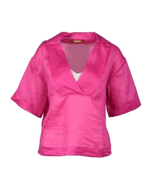 Max Mara Purple Bluse