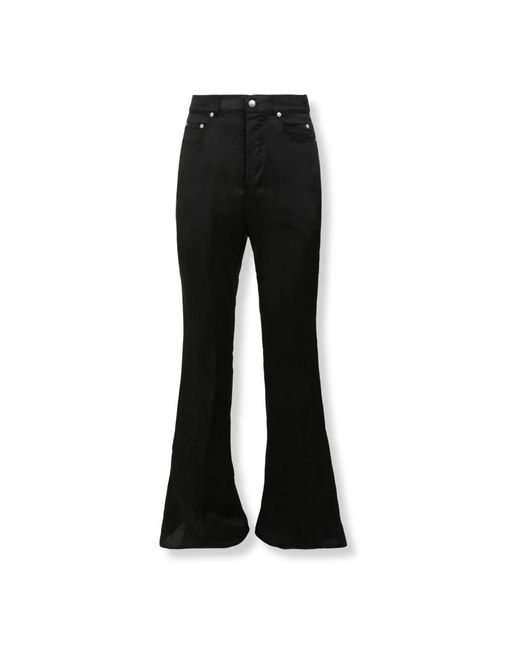 Rick Owens Black Flare Jeans for men