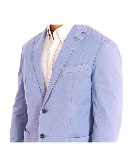 La Martina Blue Formal Blazers for men