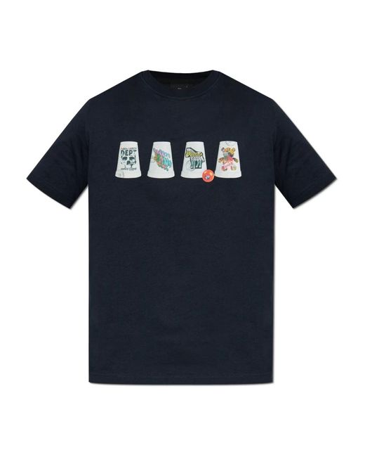 Paul Smith T-Shirts in het Blue voor heren