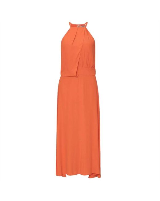 Marella Orange Midi Dresses
