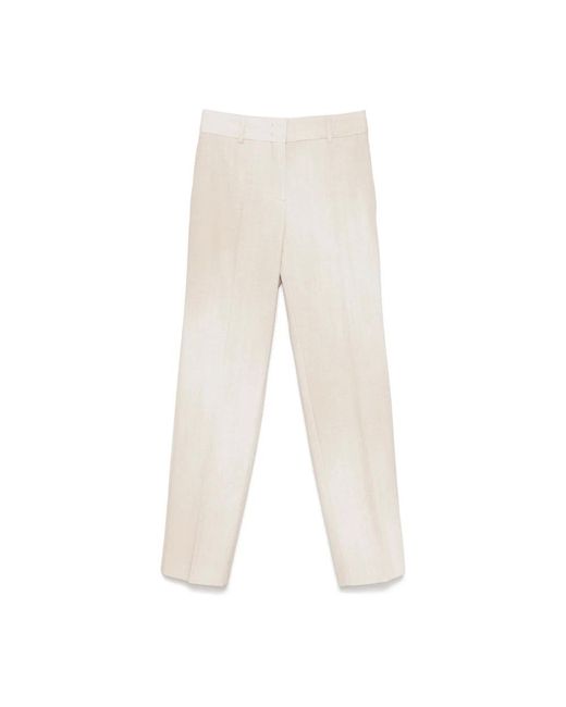 Ermanno Scervino Natural Straight Trousers
