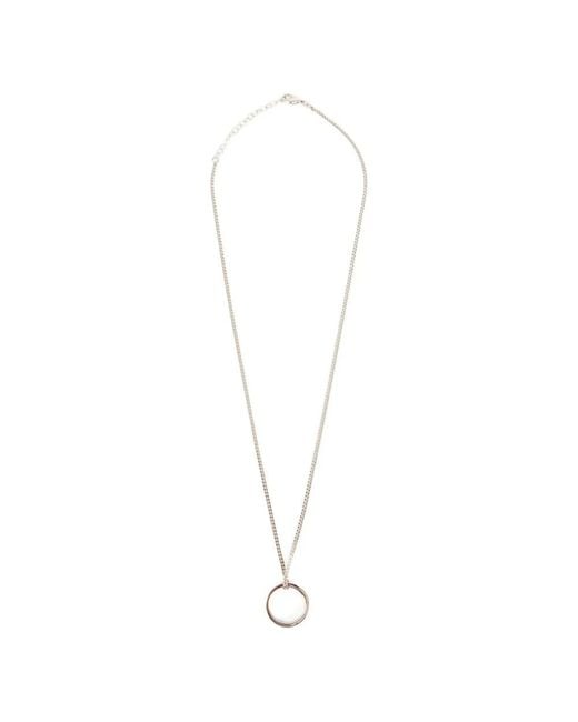 MM6 by Maison Margiela Metallic Necklaces
