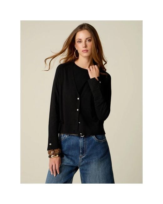Cardigans Oltre de color Black