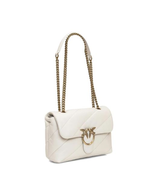 Pinko White Shoulder Bags
