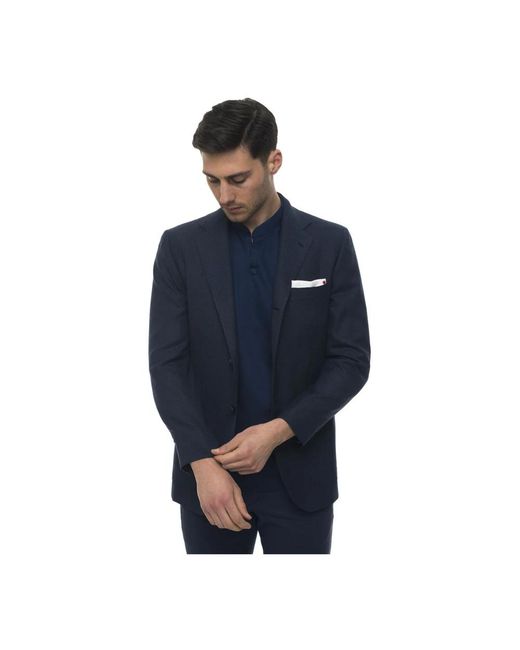 Kiton Blue Formal Blazers for men