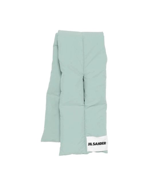 Jil Sander Blue Winter Scarves