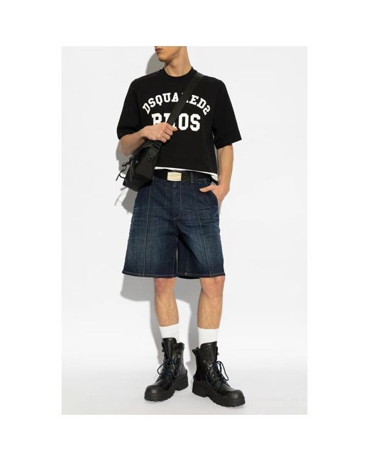 Denim Shorts di DSquared² in Blue da Uomo