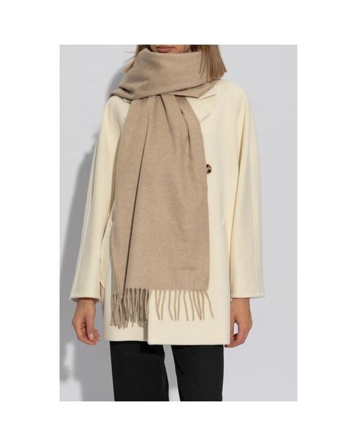 Accessories > scarves > winter scarves Max Mara en coloris Brown