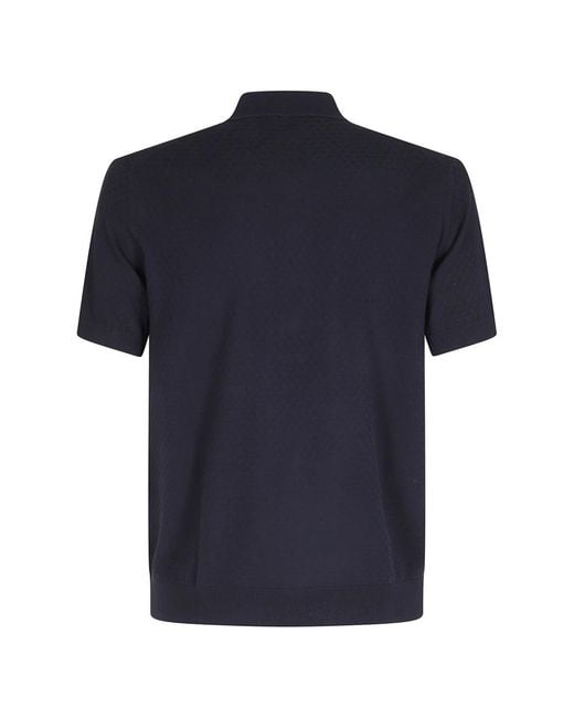 Paolo Pecora Blue Polo Shirts for men