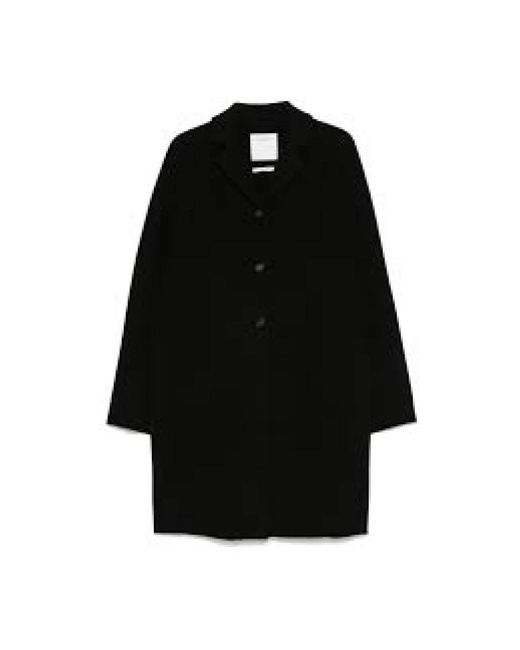Sportmax Black Stylischer Wintermantel Für Frauen