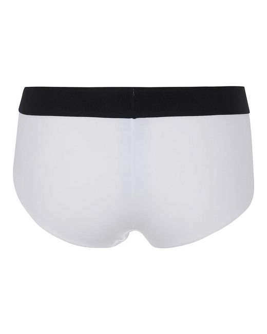 Tom Ford Ondergoed ,Wit ,Handtekening Boy Shorts in het Black