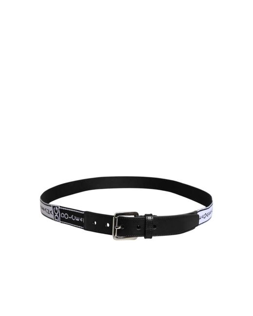 Belts di Dolce & Gabbana in Black da Uomo