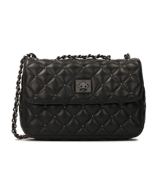Kazar Black Gepolsterte Handtasche Mit Schwarzem Hardware