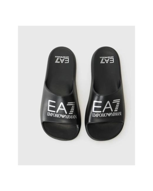 EA7 Flip Flops & Sliders in Black für Herren