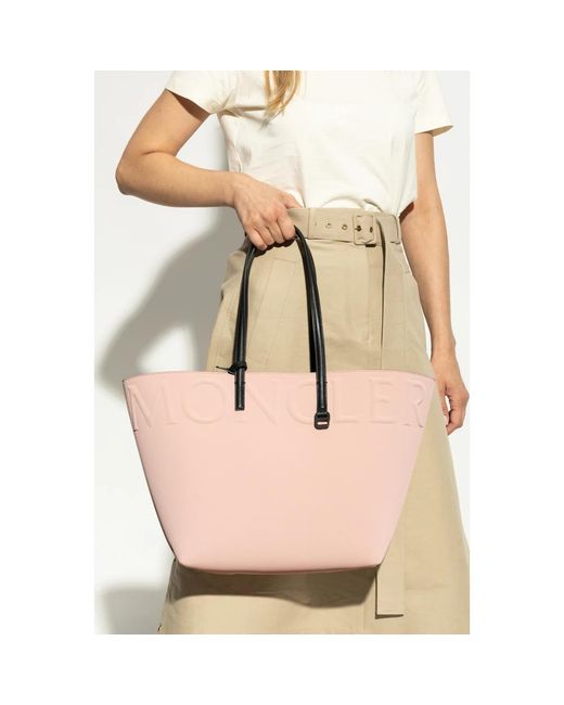 Moncler Pink Tote Bags