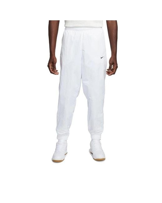 Nike Solo Swoosh Weiße Hose in White für Herren