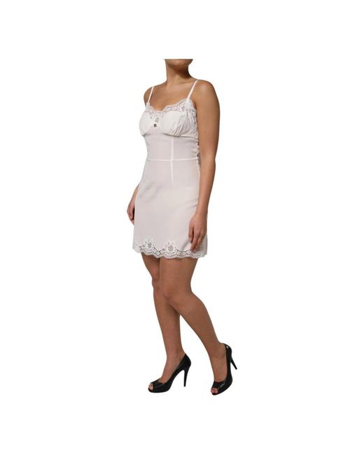 Dolce & Gabbana White Short Dresses