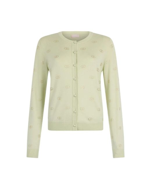 Liu Jo Truien & Vesten ,Groen ,Cardigan in het Green