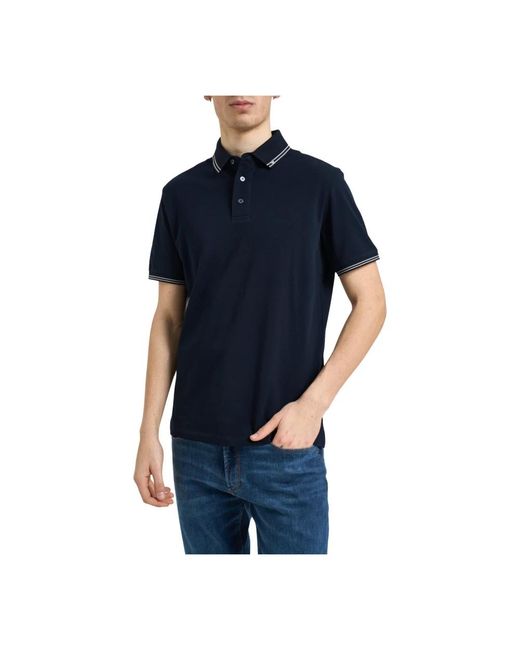 Emporio Armani Blue Polo Shirts for men