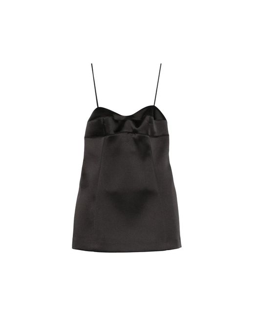 Rohe Black Sleeveless Tops