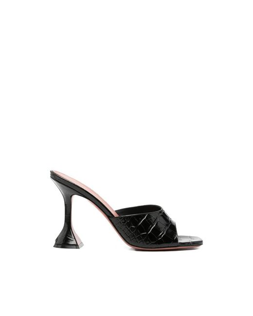 AMINA MUADDI Black Sandals