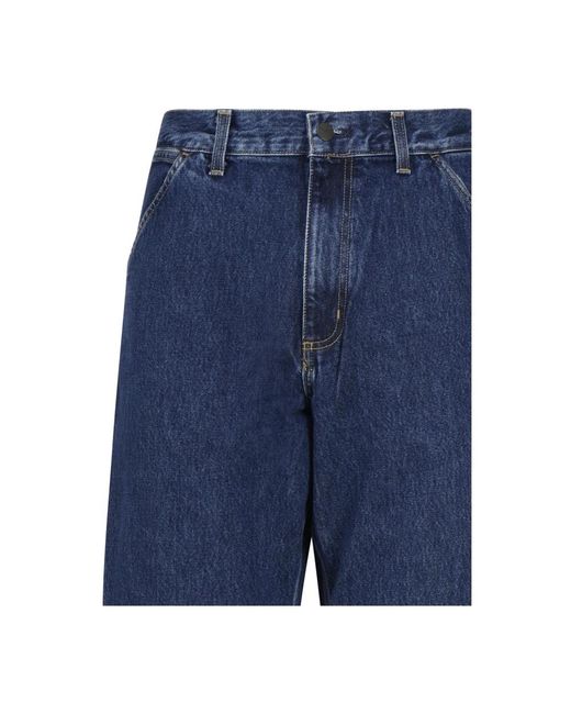 Carhartt Blue Loose-Fit Jeans for men