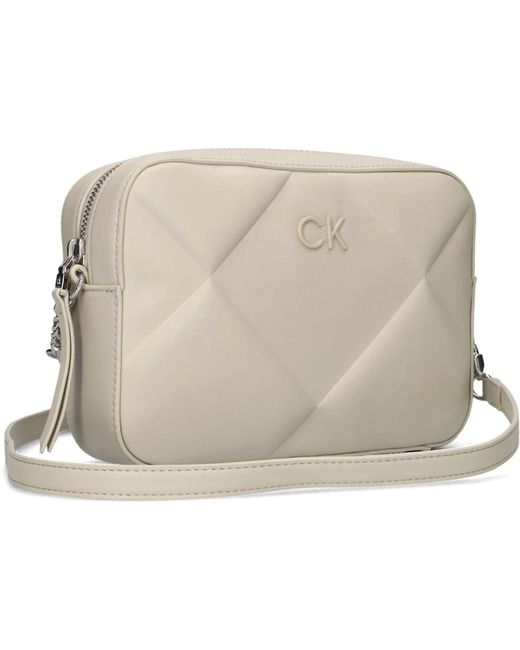 Calvin Klein Natural Quilt camera bag