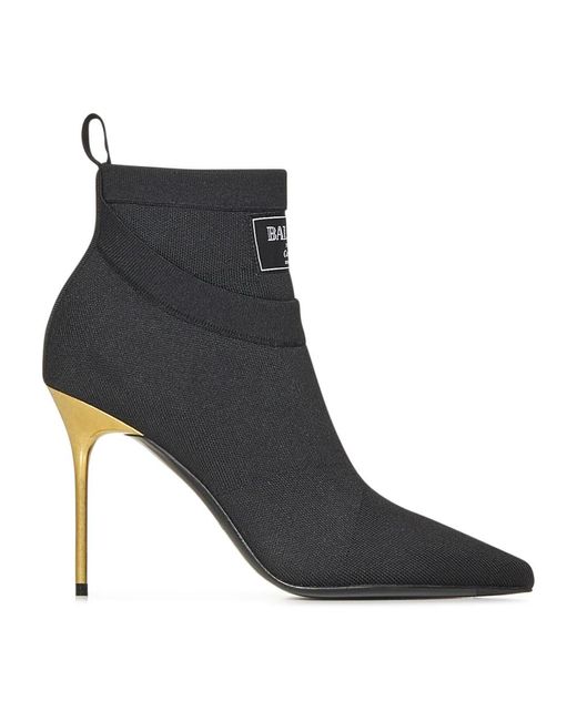 Heeled Boots di Balmain in Black