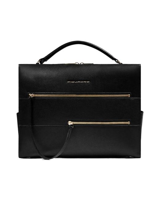 Piquadro Laptop Bags & Cases in het Black