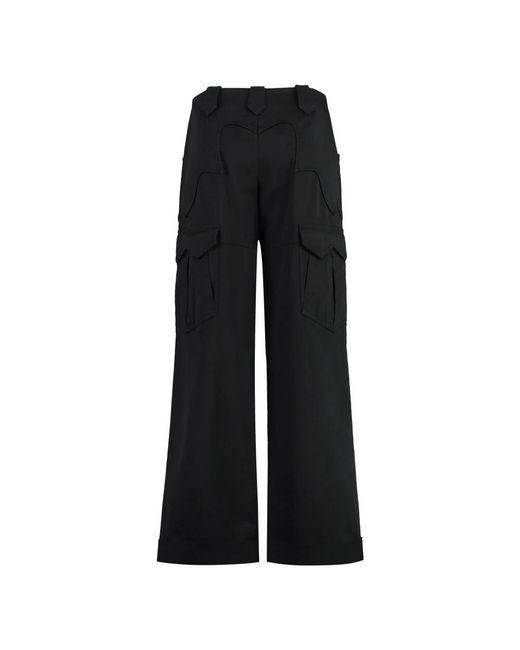 Tom Ford Black Wide Trousers