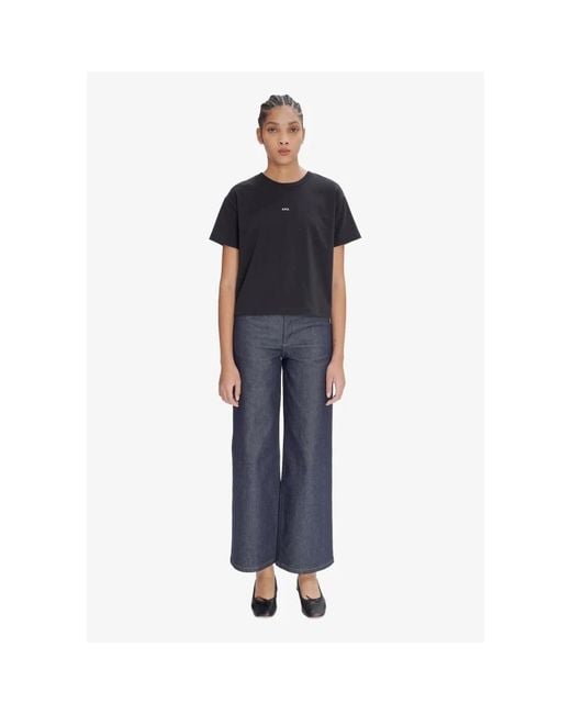 A.P.C. Black T-Shirts