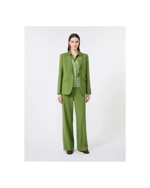 Weekend by Maxmara Lamina Blazer in het Green