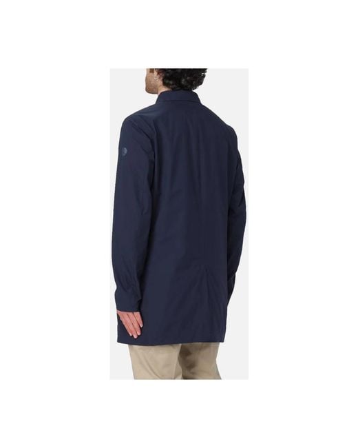 People Of Shibuya Blue Single-Breasted Coats for men