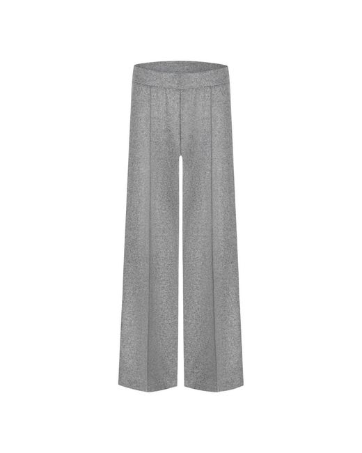 Cambio Gray Wide Trousers
