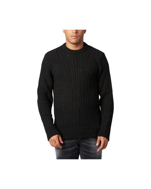 Paolo Pecora Black Round-Neck Knitwear for men