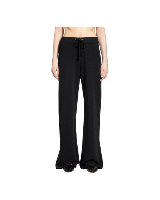 James Perse Black Wide Trousers
