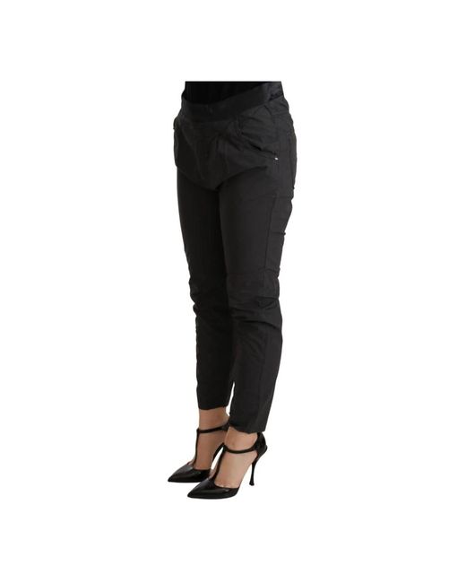 CYCLE Black Slim-Fit Trousers