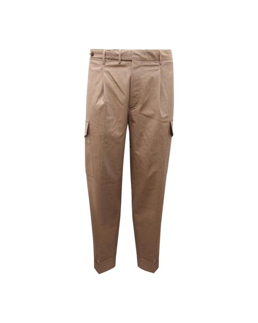 PT01 Natural Straight Trousers for men