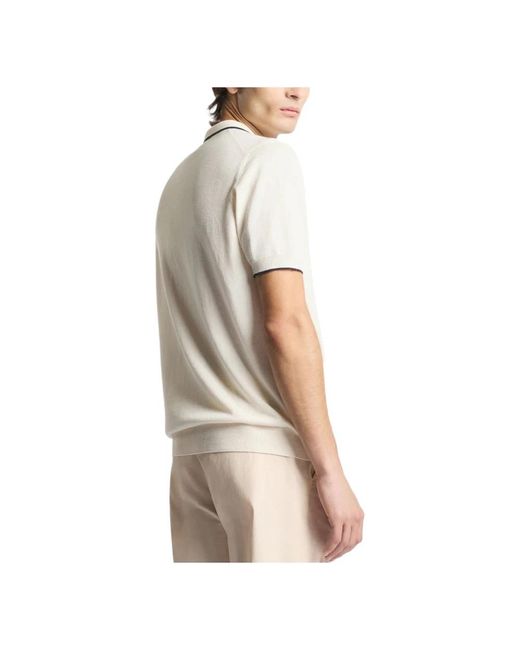 Fay White Polo Shirts for men