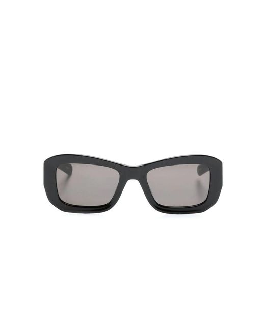 FLATLIST EYEWEAR Accessoires ,Zwart ,Getinte Vierkante Zonnebril in het Gray