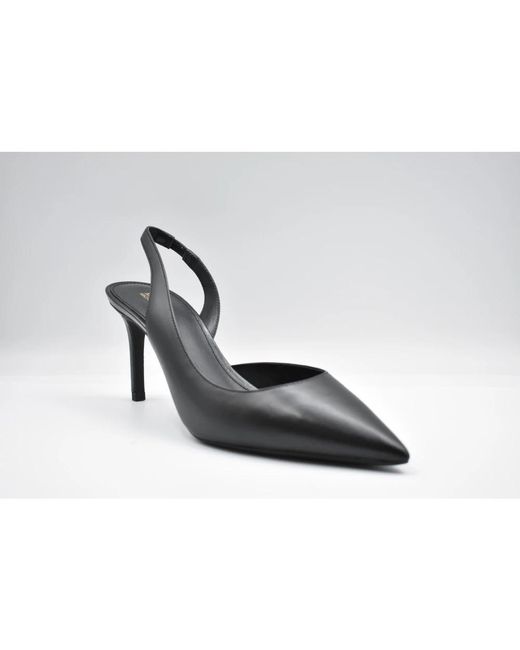Michael Kors Black Schwarze Schnürschuhe Eleganter Stil