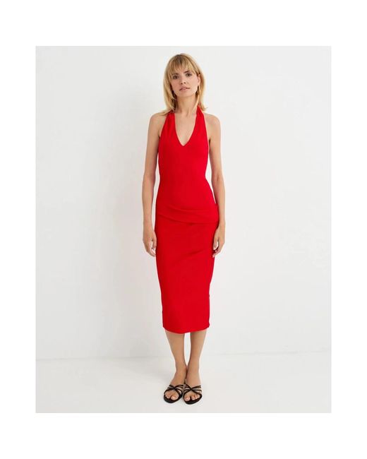 Jacquemus Red Midi Dresses