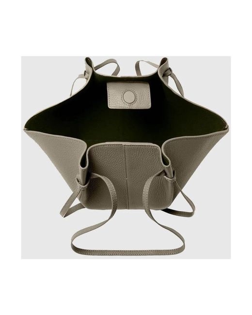 Yuzefi Gray Shoulder Bags