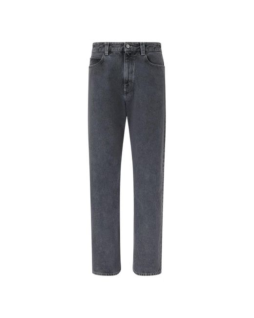 Ferrari Gray Straight Fit Jeans for men