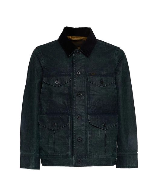 Filson Waxed Ripstop Jacket in het Black voor heren